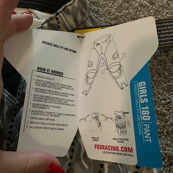 FOX RIDING GEAR PANTS NWT - Picture 4 of 6